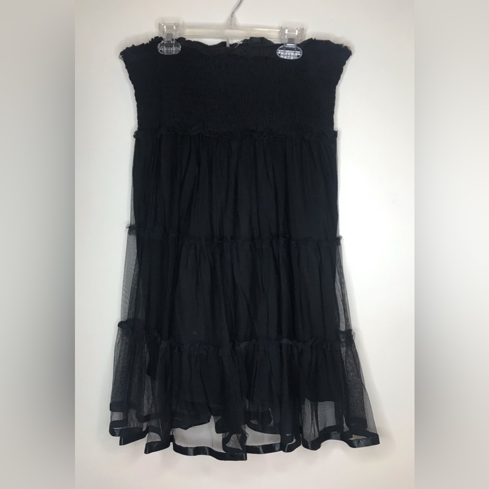 NWT convertible black dress or skirt L